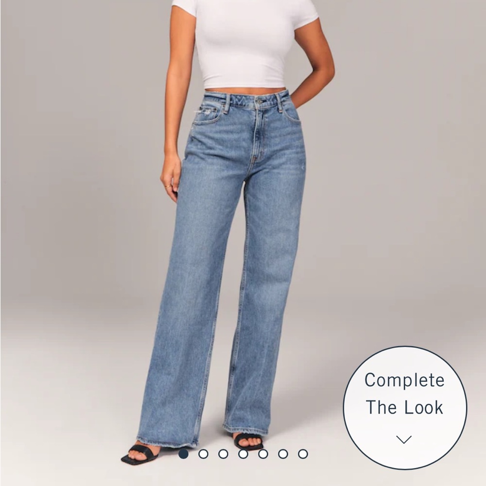 Abercrombie High Rised 90’s Relaxed Jean